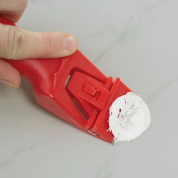 Floor mounted door stops, zinc alloy, for glue fixing