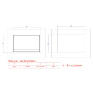 CONEO Set 2xCEE7/3 2xCM L0.2m GST18 white aluminium