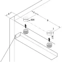 Mechanizmas nuleidimo su trosu tipas B dešinė