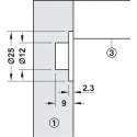 Flap stay, with pull cable, for flaps made from wood and with aluminium frame, with adjustable braki