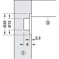 Flap stay, with pull cable, for flaps made from wood and with aluminium frame, with adjustable braki
