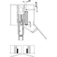Electric door opener, Kesseböhmer eTouch