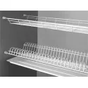 Dish rack, with tray, W800mm white