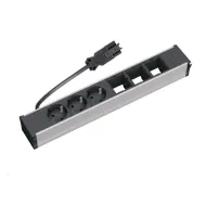 Rozečių blokas CONI 3xCEE7/3, 3 tušti moduliai, laidas L200mm, GST18