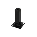 Leg square adjustable 25x25mm H150mm black M10