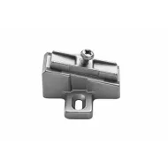 Mounting plate corner +15° for hinge 35°