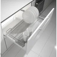 Dish rack - drawer W900mm full extension, stainless steel