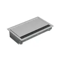 CONI built-in-frame white aluminium, short