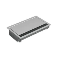 CONI built-in-frame white aluminium, short