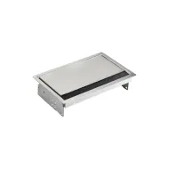 CONI mounting frame 3-way stainless steel, short