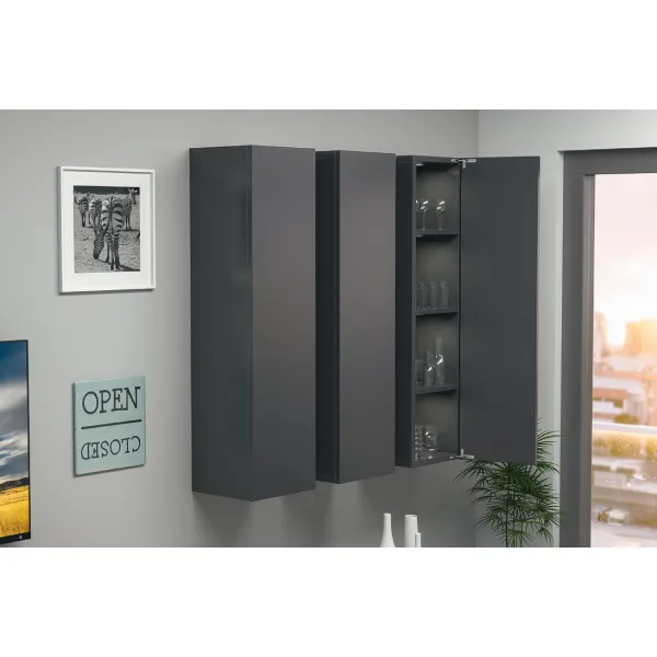 Concealed hinges AIR, with PUSH, nickel