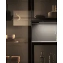 Profilis rėmeliui 2091, klijuojamam stiklui, L3000mm, aliuminis, tamsiai ruda metallic