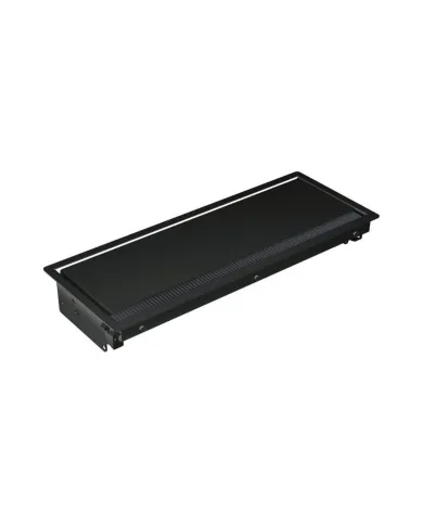 CONI mounting frame 6-way black, RAL9005