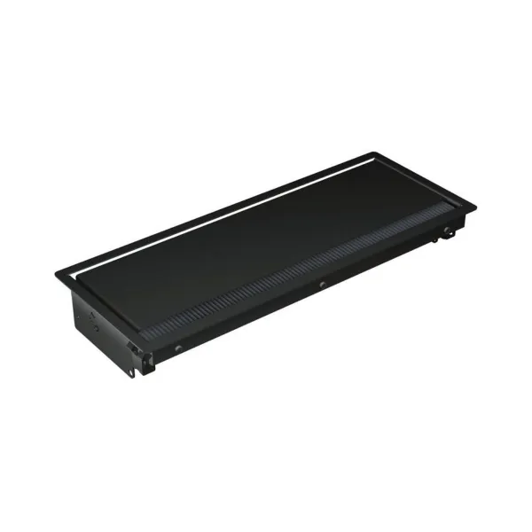 CONI mounting frame 6-way black, RAL9005