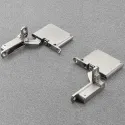 Concealed hinges AIR, with PUSH, titanium