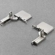 Concealed hinges AIR, with PUSH, titanium
