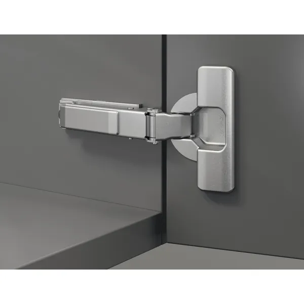 Concealed hinge, Häfele Duomatic Push 110°, full overlay mounting