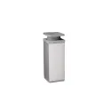 Furniture foot, adjustable 40x40mm H100mm stainless steel