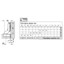 Hinge 35°, inset, 17mm 11 SALICE