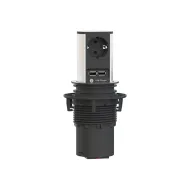 ELEVATOR 1xCEE7/3 1xUSB Charger Line L2m CEE7/7