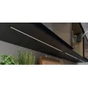 Profilis LED frezuojamas 1106 aliuminis L3000mm, juodas