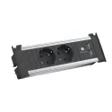 Rozečių blokas KAPSA S 2xCEE7/3, su dvigubu USB krovikliu, laidas L2000mm