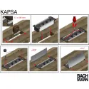 Rozečių blokas KAPSA S 3xCEE7/3, laidas L2000mm