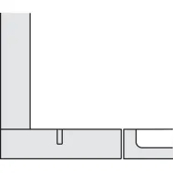Concealed hinge, Häfele Duomatic Plus 110°, for standard blind corners