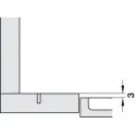 Concealed hinge, Häfele Duomatic Plus 110°, for standard blind corners