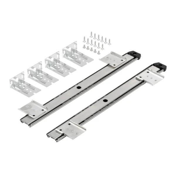 Ball bearing slides for keyboard L350mm zinc