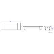 POWER FRAME COVER ALU 3-way