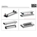 POWER FRAME COVER ALU 3-way
