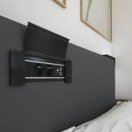 Dangtelis su rėmeliu POWER FRAME, 6 dalių, L383mm, aliuminis
