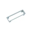 Rėmelis POWER FRAME 3 dalių rozečių blokui, L241mm, aliuminis RAL9006