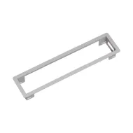 POWER FRAME mounting frame White aluminium RAL9006, 6-way