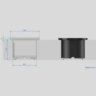 PIX 1xCEE7/3 L2m wire end cable