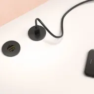 Rėmelis rozečių blokui PIX MINI, 1 moduliui, juodas