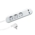 Power distributing unit SMART 3xCEE7/3 1xUSB Charger L1.5m CEE7/7