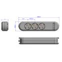 Rozečių blokas SMART 3xCEE7/3, dvigubas USB kroviklis, baltas, laidas L1500