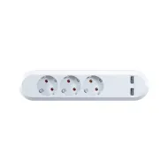 Power distributing unit SMART 3xCEE7/3 1xUSB Charger L1.5m CEE7/7