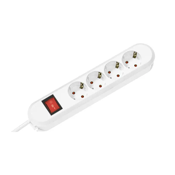Power distributing unit SMART 4xCEE7/3 white 1xSwitch power L1.5m CEE7/7