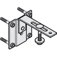 Securing bracket, prevents cabinet from tipping