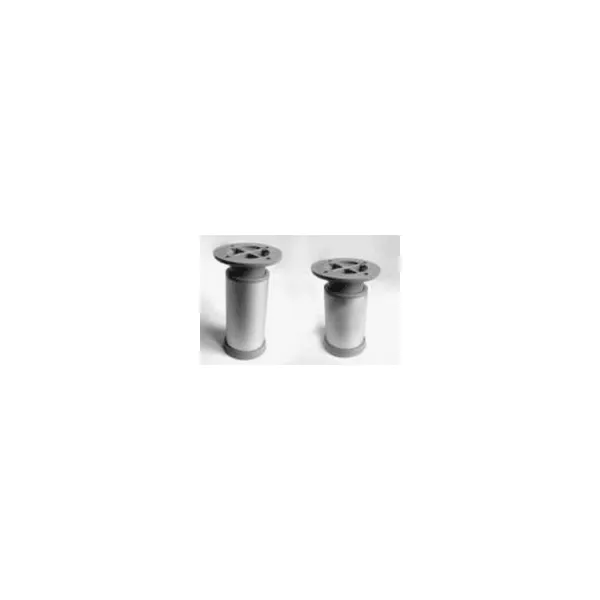 Furniture foot, aluminum, adjustable, Ø40mm H150mm