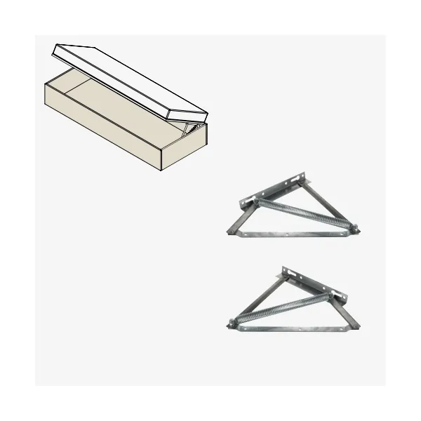 Rear double bed lifting mechanism