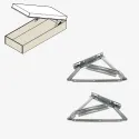 Rear single bed lifting mechanism