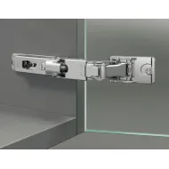 Lankstas Universal, 110°, išorinis, klijuojamas prie stiklo, nikelis