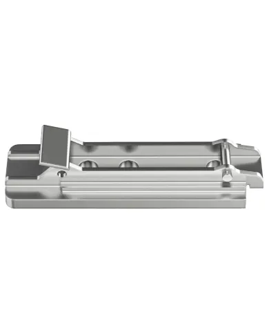 Mounting plate, Häfele Duomatic SM, zinc alloy, with chipboard screws