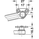 Stay flap fitting, Häfele Maxi, individual fitting