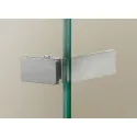 Mounting plate, For glue fixing for glass and mirror doors