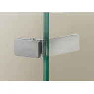 Mounting plate, For glue fixing for glass and mirror doors